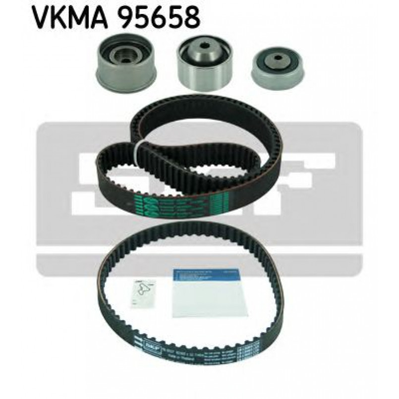 VKMA 95658 SKF Комплект (ремінь+ролики)